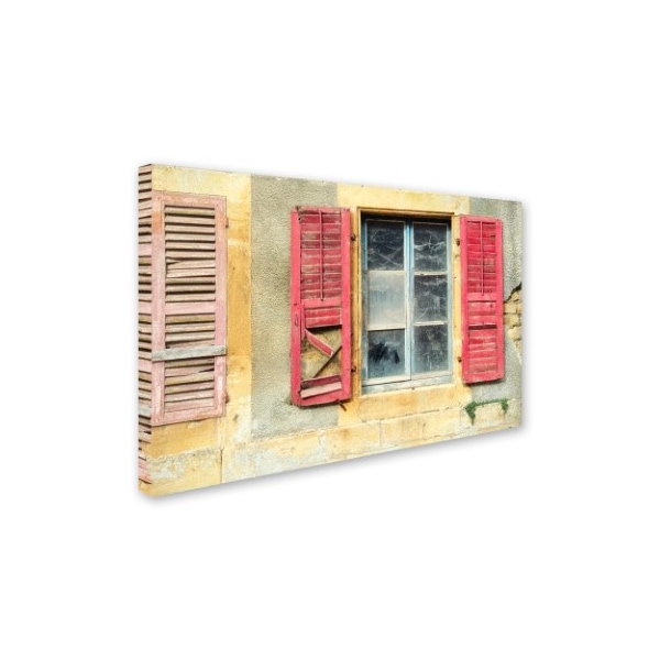 Cora Niele 'Red Shutters' Canvas Art,16x24